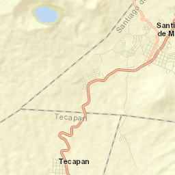 Santiago de María Street Map