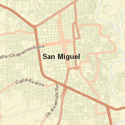 San Miguel Street Map