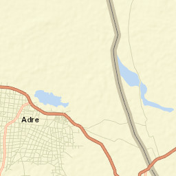 Adré Street Map