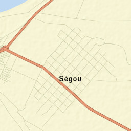 Ségou Street Map