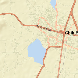 Chik Ballapur Street Map