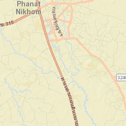 Phanat Nikhom Street Map