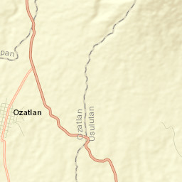 Ozatlán Street Map
