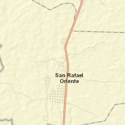San Rafael Oriente Street Map