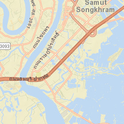 Amphoe Mueang Samut Songkhram Street Map