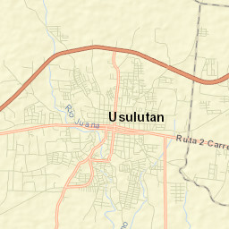 Usulután Street Map