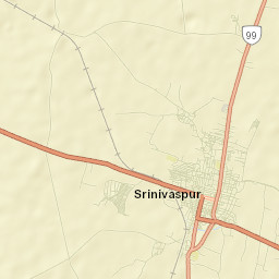 Srinivaspur Street Map