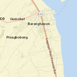 Tabaco Street Map