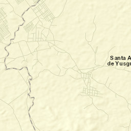 Santa Ana de Yusguare Street Map
