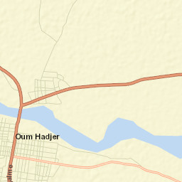 Oum Hadjer Street Map