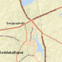 Dod Ballapur Street Map