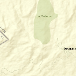 Jucuarán Street Map