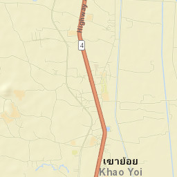 Khao Yoi Street Map