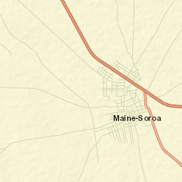 Maïné Soroa Street Map