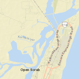 Kattivakkam Street Map