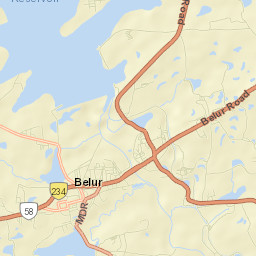 Belur Street Map
