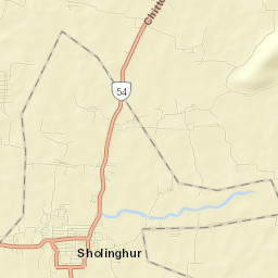 Sholinghur Street Map