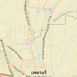 Phetchaburi Street Map