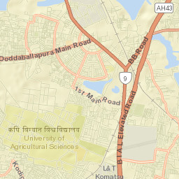 Yelahanka Street Map