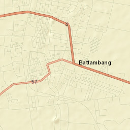 Battambang Street Map