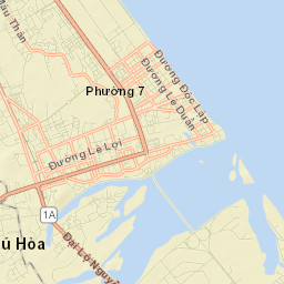 Tuy Hòa Street Map
