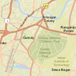 Alandur Street Map