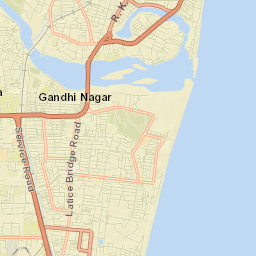 Gandhi Nagar Street Map