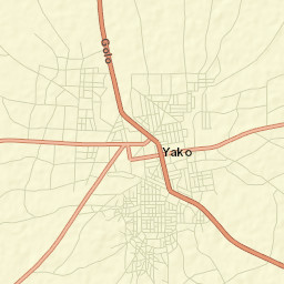 Yako Street Map