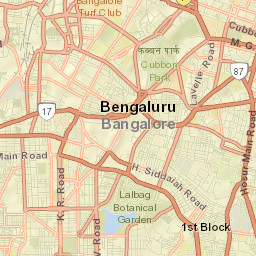 Bengaluru Street Map