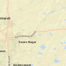 Robertsonpet Street Map