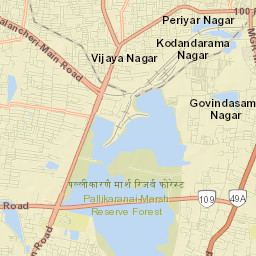 Perungudi Street Map