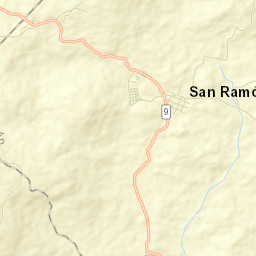 San Ramón Street Map
