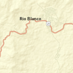 Río Blanco Street Map