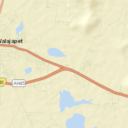 Walajapet Street Map