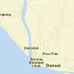 Donsol Street Map
