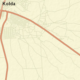 Kolda Street Map