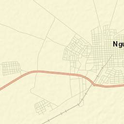 Nguru Street Map