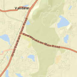 Vandalur Street Map