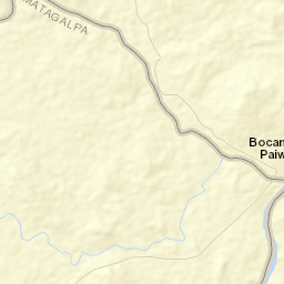Bocana de Paiwas Street Map