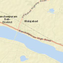 Wallajahbad Street Map