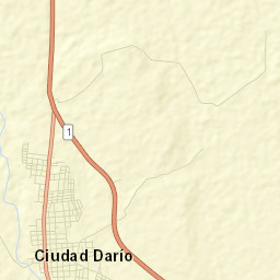 Ciudad Darío Street Map