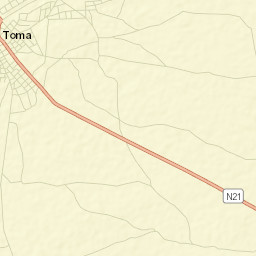 Toma Street Map