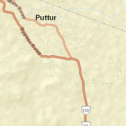 Puttur Street Map
