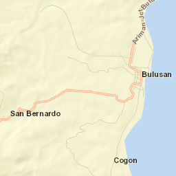 Bulusan Street Map