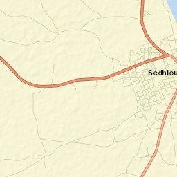 Sédhiou Street Map