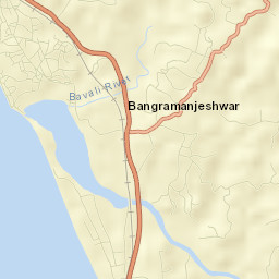 Manjēshvar Street Map