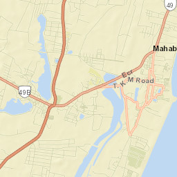 Seven Pagodas Street Map