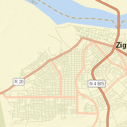 Ziguinchor Street Map