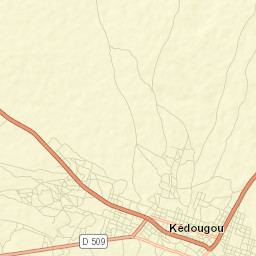 Kédougou Street Map