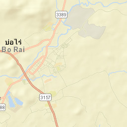 Amphoe Bo Rai Street Map